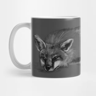 fox sketch Mug